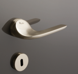 Brass Ручка дверная HA136RO12 NB FORTUNA никель