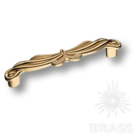 Brass Ручка скоба 15.098.128 DIA 19 глянцевое золото 128 мм
