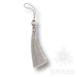 Brass Кисточки для мебельных ручек TASSEL-10-SILVER серебро/глянцевый хром