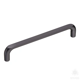 Brass Ручка скоба 395-160-Black Chrome темный графит 160 мм