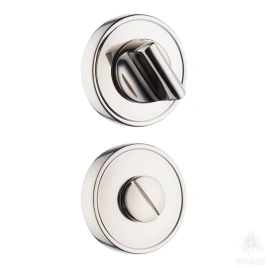 Brass Накладка с поворотной кнопкой RO14W6 PN ROSET глянцевый никель