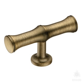 Brass Ручка кнопка 9244 0008 ABM-ABM состаренная латунь
