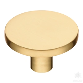 Brass Ручка кнопка 35-Matt Gold сатинированное золото