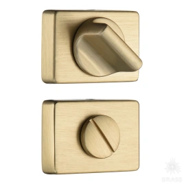 Brass Накладка с поворотной кнопкой RO15W6 BB ROSET матовое золото