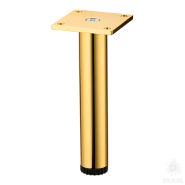 Brass Опора мебельная 1390.140 Gold Miranda глянцевое золото 140 мм