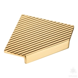 Brass Ручка кнопка 2075.064 Gold глянцевое золото 64 мм
