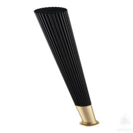Brass Опора мебельная SUIT 3510 0230 Matt Black/Gold Varak матовый черный/матовое золото 230 мм