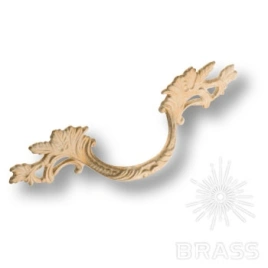 Brass Ручка скоба 15.136.02.20.FIL слоновая кость с позолотой 64 мм