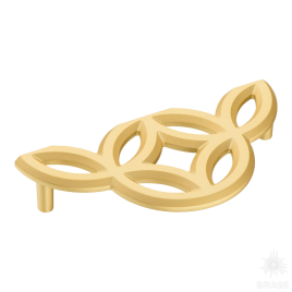 Brass Ручка скоба 1283 128PC35 матовое золото 128 мм