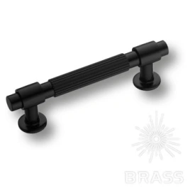 Brass Ручка рейлинг 9380 0096 AL6-AL6 черный 96 мм
