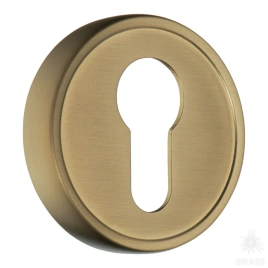 Brass Накладка с цилиндрическим отверстием для ключа RO14Y GB ROSET матовая латунь