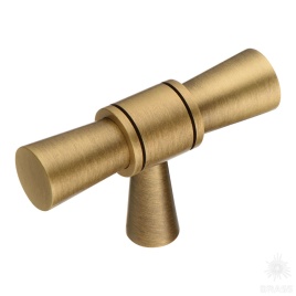 Brass Ручка кнопка 0753-013 состаренная латунь