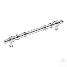 Brass Ручка скоба 25149-005-16-224 латунь глянцевый хром 224 мм