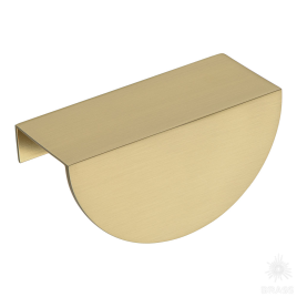 Brass Ручка торцевая 1233-64-Champagne Gold матовая латунь 64 мм