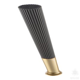 Brass Опора мебельная SUIT 3510 0160 Matt Fume/Gold Varak матовый серый/матовое золото 160 мм          /глянцевое золото 160 мм