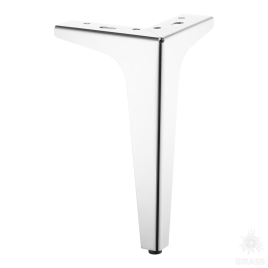 Brass Опора мебельная резная KAX-0046-0250-A01 глянцевый хром 250 мм