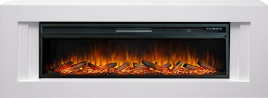 Каминокомплект Line 60 SFT - Белый с очагом Vision 60 LOG LED