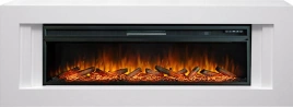 Каминокомплект Line 60 SFT - Белый с очагом Vision 60 LOG LED