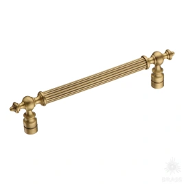 Brass Ручка скоба 25123-013-16-192 латунь состаренная латунь 192 мм