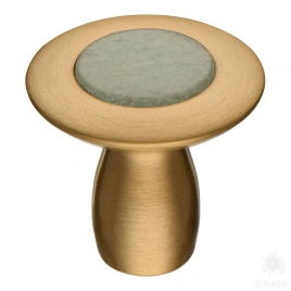 Brass Ручка кнопка 0782-011-T01 сатинированная латунь