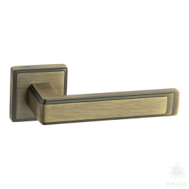 Brass Ручка дверная HA229RO17 ABM LINEAR состаренная латунь