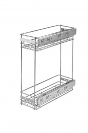 Бутылочница с доводчиком BBS-300 с боковым креплением 300 мм хром