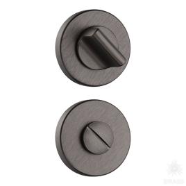 Brass Накладка с поворотной кнопкой RO12W6 ELX1 ROSET брашированный графит