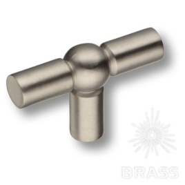 Brass Ручка кнопка 6860-038 сатиновый никель