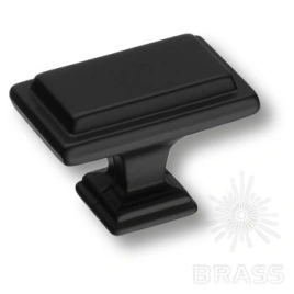 Brass Ручка кнопка 15.368.00.09 черный