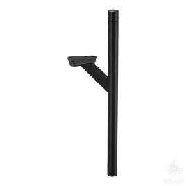 Brass Опора мебельная 2460 250-370 Matt Black матовый черный 250-370 мм