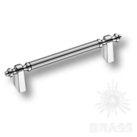Brass Ручка скоба 1121 128MP02 глянцевый хром 128 мм