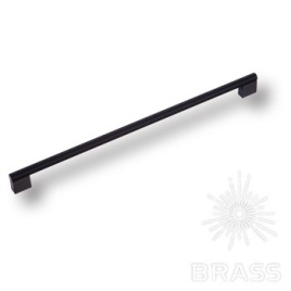 Brass Ручка скоба 8783 0352 AL6-AL6 чёрный 352 мм