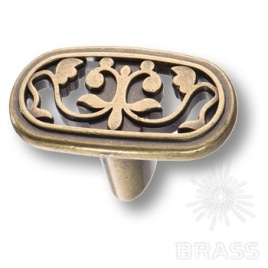 Brass Ручка кнопка 15.371.00.12 античная бронза