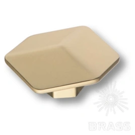 Brass Ручка кнопка 4129 016MP35 матовое золото 16 мм