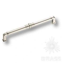 Brass Ручка скоба KT 012.224.42 глянцевый никель 224 мм