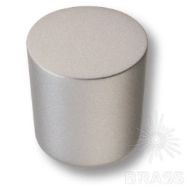 Brass Ручка кнопка 8161-021 алюминий