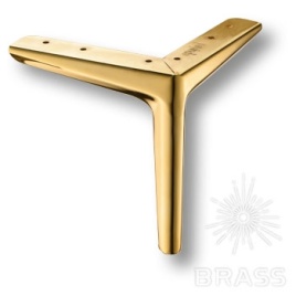 Brass Опора мебельная ESL 307-150 Gold глянцевое золото