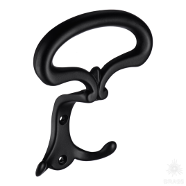 Brass Крючок мебельный трёхрожковый 15.719.00.09 чёрный