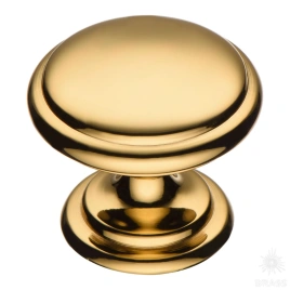 Brass Ручка кнопка 0720-003-2 глянцевое золото