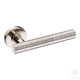 Brass Ручка дверная HA184VRO12 PN GRIP-V глянцевый никель