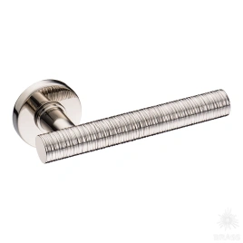 Brass Ручка дверная HA184VRO12 PN GRIP-V глянцевый никель