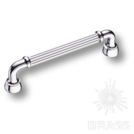 Brass Ручка скоба 1116 128MP02 глянцевый хром 128 мм