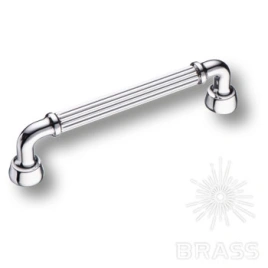 Brass Ручка скоба 1116 128MP02 глянцевый хром 128 мм