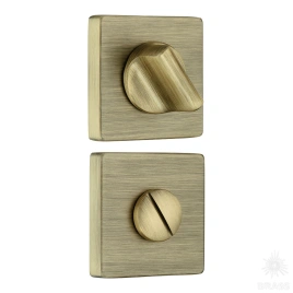 Brass Накладка с поворотной кнопкой RO11W6 ABM ROSET состаренная латунь