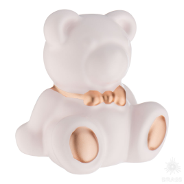 Brass Ручка кнопка детская 9037 Т1-PGP Teddy boy Мишка пудра/розовое золото