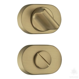 Brass Накладка с поворотной кнопкой RO16W6 GB ROSET матовая латунь