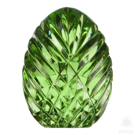 Brass 9968 Ручка "Яйцо" Хрусталь, дизайн "Призма", серия "Вдохновлённые Россией", Бутылочный