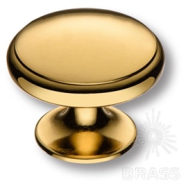 Brass Ручка кнопка RANA-69 глянцевое золото