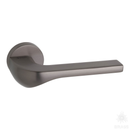 Brass Ручка дверная HA137RO12 BBN ATEN чёрный матовый никель