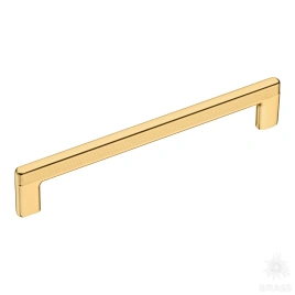 Brass Ручка скоба 393-160-Gold глянцевое золото 160 мм